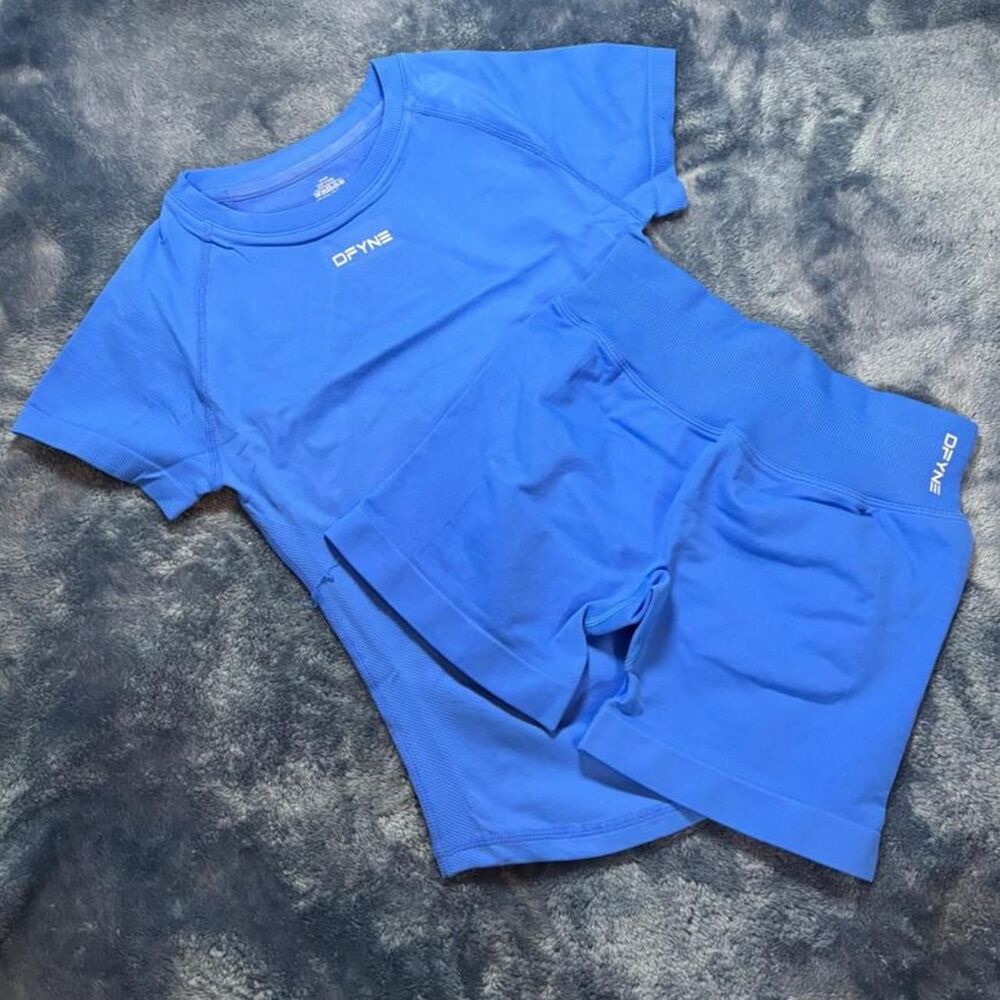 Dfyne Women's Blue Shorts